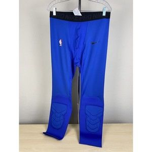 Nike Pro Hyperstrong 3/4 Padded Pants Men’s Sz 2XL-Tall Player Issued Blue Black